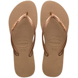 SANDALIAS HAVAIANAS SLIM LOGO METALLIC