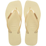 SANDALIAS HAVAIANAS SLIM SQUARE LOGO METALLIC